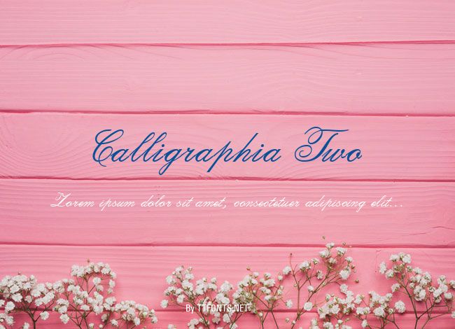Calligraphia Two example